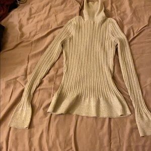 Gold turtle neck sweater